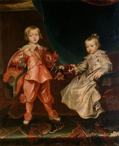 Frans Luycx Portrait of Ferdinand IV with his sister Maria Anna